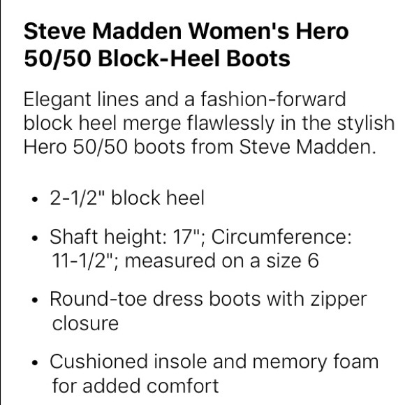 steve madden hero 50 boot